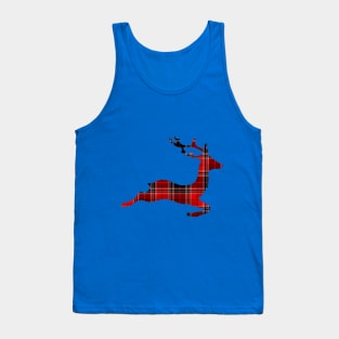 Christmas Running Deer Tank Top